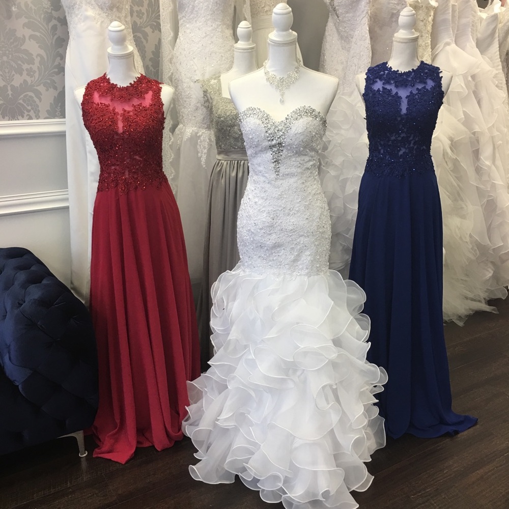 Lady’s blue color long dresses new